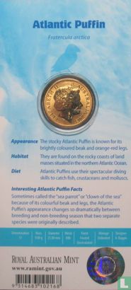 Australie 1 dollar 2013 (folder) "Polar animals - Atlantic puffin" - Image 2