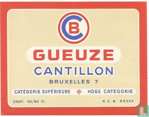 Gueuze cantillon