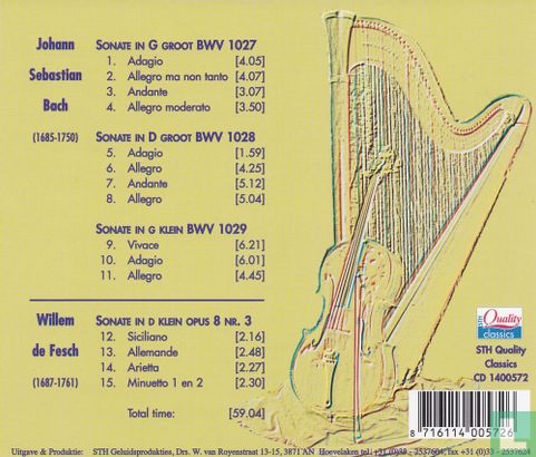Bach - De Fesch    Harp & Cello - Image 2