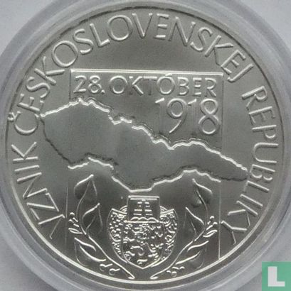 Slowakije 10 euro 2018 "100th anniversary Establishment of the Czechoslovak Republic" - Afbeelding 2