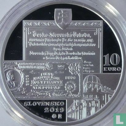 Slowakije 10 euro 2019 (PROOF) "150th anniversary Birth of Michal Bosák" - Afbeelding 1
