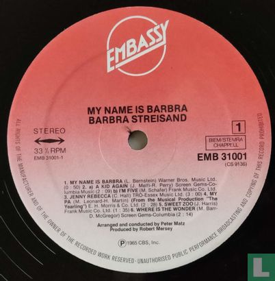 My Name is Barbra - Afbeelding 3