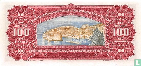 Joegoslavië 100 Dinara 1955 - Afbeelding 2