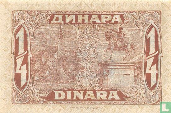 Jugoslawien 25 Para (¼ Dinar) 1921 - Bild 2