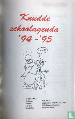 Knudde Schoolagenda '94-'95 - Image 3