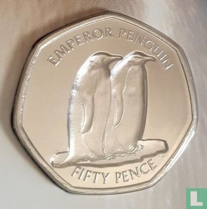 British Antarctic Territory 50 pence 2023 (folder) "Emperor penguin" - Image 3