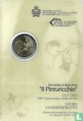San Marino 2 euro 2013 (folder) "500th anniversary Death of Pinturicchio" - Afbeelding 3