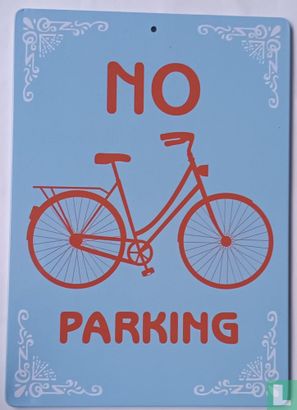No parking - Reclamebord van blik - Afbeelding 1