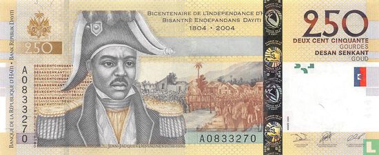 Haiti 250 Gourdes  - Afbeelding 1