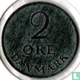 Danemark 2 øre 1966 (zinc) - Image 2