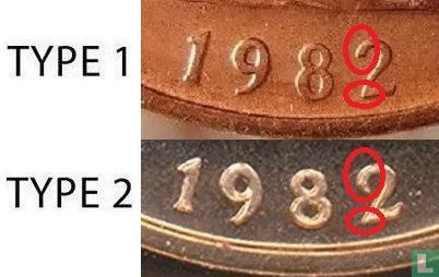 Nieuw-Zeeland 2 cents 1982 (type 1) - Afbeelding 3