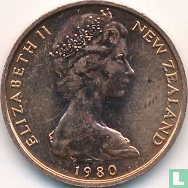 New Zealand 1 cent 1980 (round 0) - Image 1