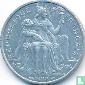 New Caledonia 5 francs 1992 - Image 1