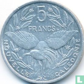 Nieuw-Caledonië 5 francs 1992 - Afbeelding 2