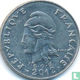 Nieuw-Caledonië 20 francs 2012 - Afbeelding 1