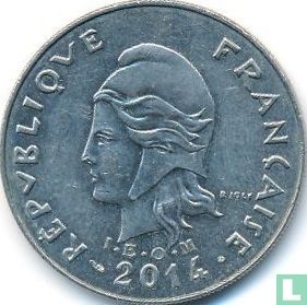 New Caledonia 20 francs 2014 - Image 1