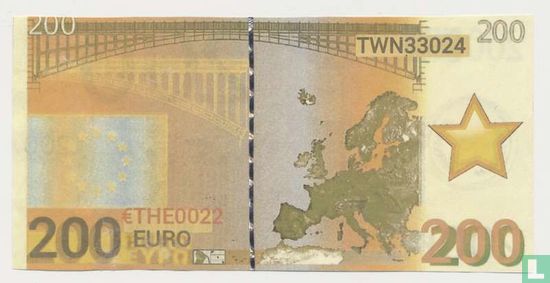 Europa 200 Euro 2001 reclamebiljet - Afbeelding 2