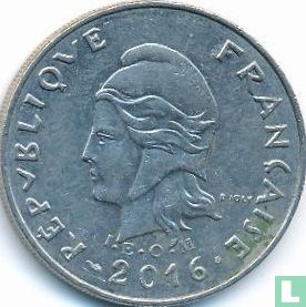 Nouvelle-Calédonie 20 francs 2016 - Image 1