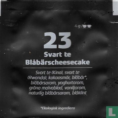 Svart te Blåbärscheesecake  - Afbeelding 1