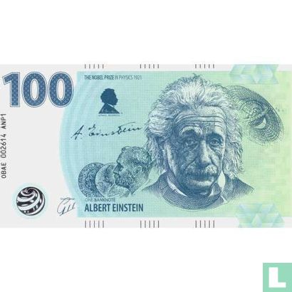 Un billet Albert Einstein - Le noble prix de physique 1921 - Image 1