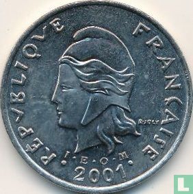 Neukaledonien 50 Franc 2001 - Bild 1