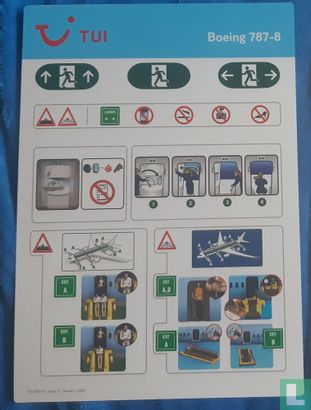 Safety card TUI 787-8 - Afbeelding 1