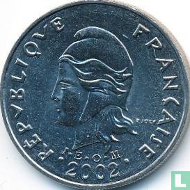 Nieuw-Caledonië 20 francs 2002 - Afbeelding 1