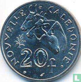 Nieuw-Caledonië 20 francs 2002 - Afbeelding 2