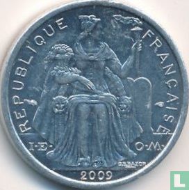 Nieuw-Caledonië 1 franc 2009 - Afbeelding 1
