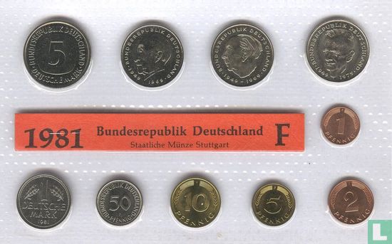 Germany mint set 1981 (F) - Image 1