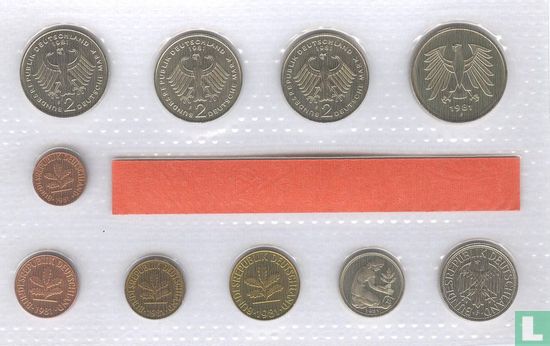Germany mint set 1981 (F) - Image 2
