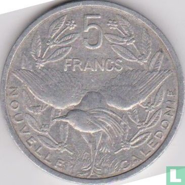 Nouvelle-Calédonie 5 francs 1983 - Image 2