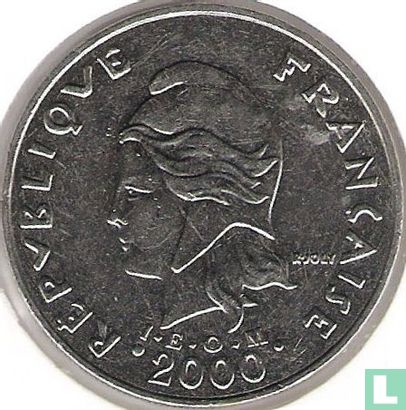 Nieuw-Caledonië 20 francs 2000 - Afbeelding 1