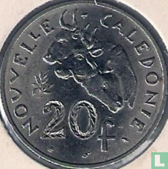 Nieuw-Caledonië 20 francs 1977 - Afbeelding 2