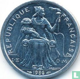 French Polynesia 2 francs 1986 - Image 1