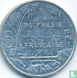 French Polynesia 5 francs 2014 - Image 2