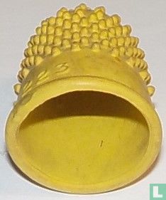 Rubberen vingerhoed Nr 2 - geel  - Image 2