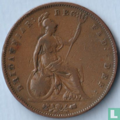 Verenigd Koninkrijk 1 penny 1853 (type 2) - Afbeelding 2