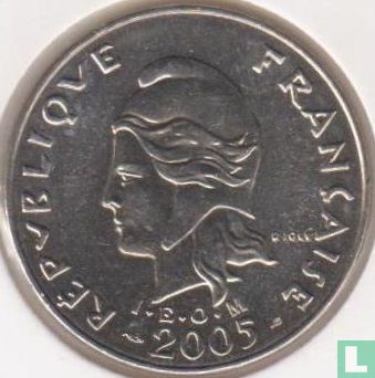 New Caledonia 20 francs 2005 - Image 1