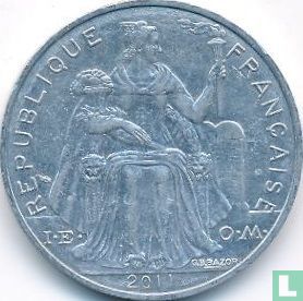 French Polynesia 5 francs 2011 - Image 1