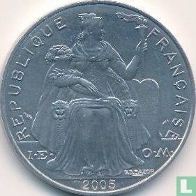 French Polynesia 5 francs 2005 - Image 1