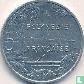 French Polynesia 5 francs 2005 - Image 2
