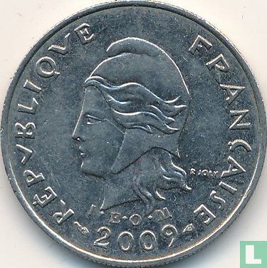 Polynésie française 10 francs 2009 - Image 1