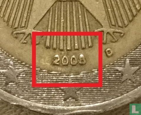 Duitsland 2 euro 2008 (D - misslag) - Afbeelding 3