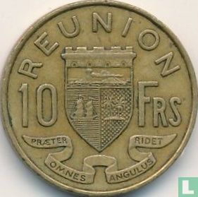 Réunion 10 francs 1970 - Afbeelding 2