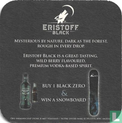 Eristoff Black - win a snowboard - Afbeelding 1