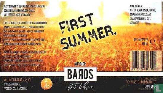 Baros First Summer 