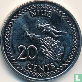 Niue 20 cents 2009 - Image 2