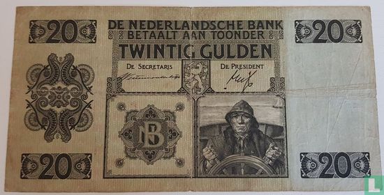 20 gulden Niederlande - Bild 1
