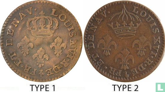 French Guiana 2 sous 1789 (type 1) - Image 3